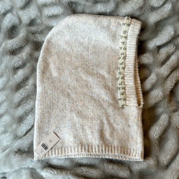 Maeve Dressy Bejewelled Knitted Hood - Picture 3 of 5